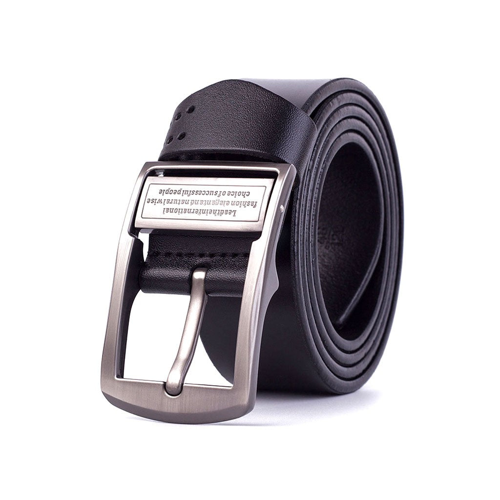 Belt for Men New Style Nylon Belt for Men Smooth PU Leather Belt